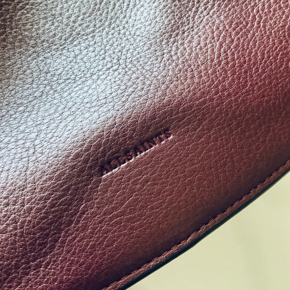 ALLSAINTS, Blake Burgundy Burnt Genuine Leather Shoulder Bag, EUC - Picture 7 of 16